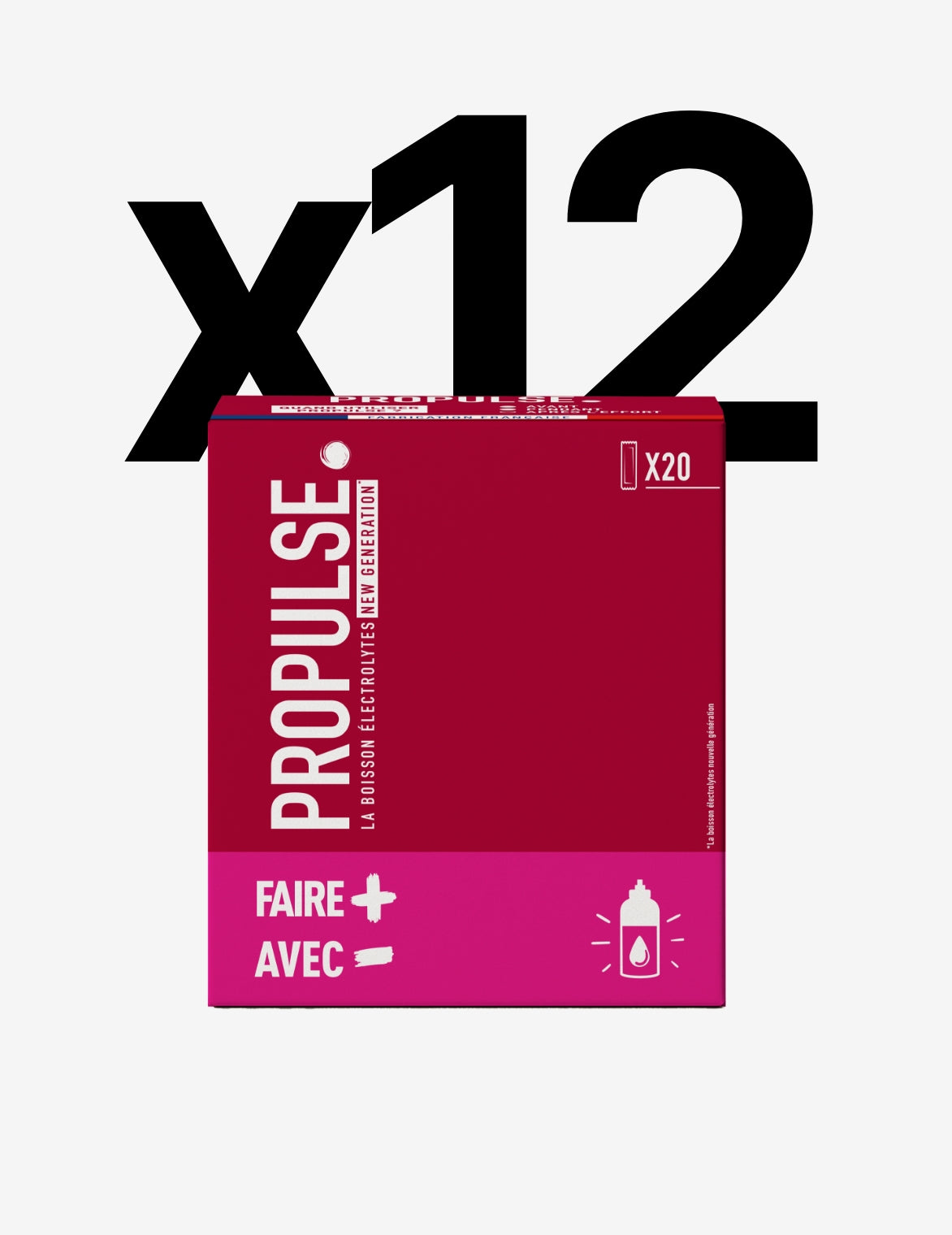 Boisson électrolytes Propulse® PACK*12 (240 sticks)